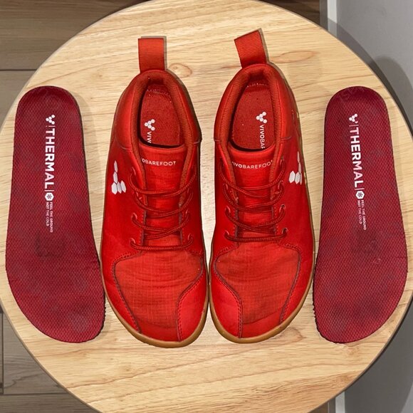 Vivobarefoot Primus Bootie II - All Weather - Fiery Coral - US3/EU34 - Picture 14 of 14